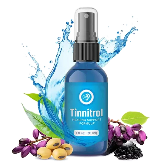 Tinnitrol calming hearing support spray bottle